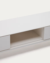 Load image into Gallery viewer, Vedrana TV 3-drawer cabinet white lacquered MDF 195 x 35 cm - image 8