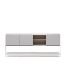 Load image into Gallery viewer, Vedrana 3-door sideboard white lacquered MDF 195 x 80 cm