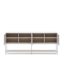 Load image into Gallery viewer, Vedrana 3-door sideboard white lacquered MDF 195 x 80 cm - image 5