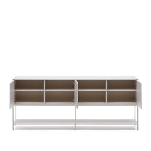 Load image into Gallery viewer, Vedrana 3-door sideboard white lacquered MDF 195 x 80 cm - image 6
