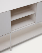 Load image into Gallery viewer, Vedrana 3-door sideboard white lacquered MDF 195 x 80 cm - image 10