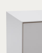 Load image into Gallery viewer, Vedrana TV 3-door cabinet white lacquered MDF 195 x 55 cm - image 11
