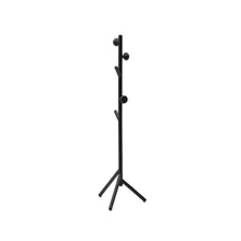 Load image into Gallery viewer, Nadue coat rack in solid beech wood with black finish 163 cm - image 2