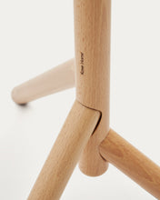 Load image into Gallery viewer, Nadue coat rack in solid beech wood with natural finish 163 cm - image 5