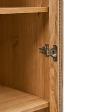 Load image into Gallery viewer, Alguema display cabinet in oak wood veneer with natural finish, 100 x 185 cm - image 11