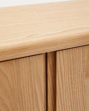 Load image into Gallery viewer, Salaya tall sideboard in ash plywood FSC Mix Credit, 100 x 134 cm - image 10