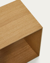 Load image into Gallery viewer, Litto set of 4 modular shelving units in oak wood veneer, 168 x 76 cm - image 14