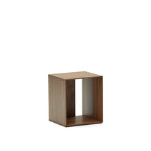 Load image into Gallery viewer, Litto small shelf module in walnut veneer, 34 x 38 cm - image 3