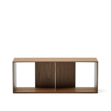Load image into Gallery viewer, Litto large shelf module in walnut veneer, 101 x 38 cm