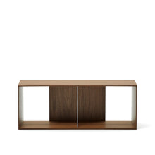 Load image into Gallery viewer, Litto large shelf module in walnut veneer, 101 x 38 cm - image 2