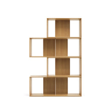 Load image into Gallery viewer, Litto set of 4 modular shelving units in oak wood veneer, 168 x 76 cm - image 5