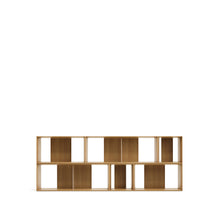 Load image into Gallery viewer, Litto set of 6 modular shelving units in oak wood veneer, 101 x 152 cm - image 11