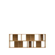 Load image into Gallery viewer, Litto set of 6 modular shelving units in oak wood veneer, 101 x 152 cm - image 12