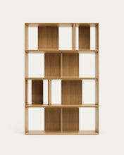 Load image into Gallery viewer, Litto set of 6 modular shelving units in oak wood veneer, 101 x 152 cm - image 14
