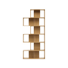 Load image into Gallery viewer, Litto set of 6 modular shelving units in oak wood veneer, 168 x 114 cm - image 6