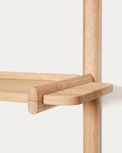 Load image into Gallery viewer, Sitra modular shelf, 3 solid oak wood shelves in a natural finish, 90 cm, FSC Mix Credit - image 7