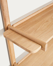 Load image into Gallery viewer, Sitra modular shelf, 6 solid oak wood shelves in a natural finish, 110 cm, FSC Mix Credit - image 5