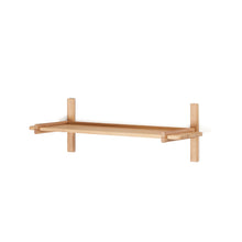 Load image into Gallery viewer, Sitra modular shelf, 1 solid oak wood shelf in a natural finish, 90 cm, FSC Mix Credit