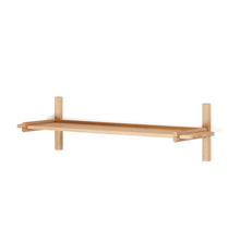 Load image into Gallery viewer, Sitra modular shelf, 1 solid oak wood shelf in a natural finish, 110 cm, FSC Mix Credit