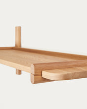 Load image into Gallery viewer, Sitra modular shelf, 1 solid oak wood shelf in a natural finish, 110 cm, FSC Mix Credit - image 5
