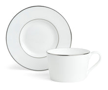 Load image into Gallery viewer, Fenton Bone China Tea Cup and Saucer, Platinum