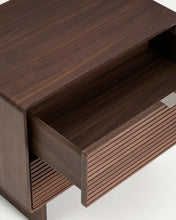 Load image into Gallery viewer, Norlen 2-drawer bedside table in walnut veneer FSX Mix Credit 60 x 52cm - image 6