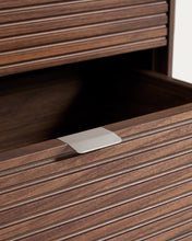Load image into Gallery viewer, Norlen 2-drawer bedside table in walnut veneer FSX Mix Credit 60 x 52cm - image 7