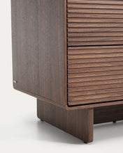 Load image into Gallery viewer, Norlen 6-drawer chest of drawers in walnut veneer FSC Mix Credit 120 x 75cm - image 9