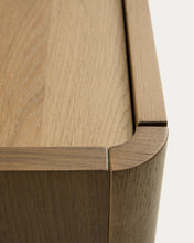 Load image into Gallery viewer, Arelida chest of drawers made of oak veneer and solid oak wood with light brown finish 100 x 80 cm FSC Mix Credit - image 7