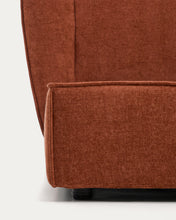 Load image into Gallery viewer, Arvian terracotta chenille removable-cover bed with ottoman base for a 160 x 200 cm mattress - image 13