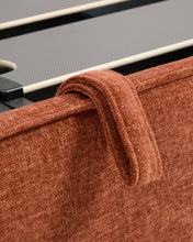 Load image into Gallery viewer, Arvian terracotta chenille removable-cover bed with ottoman base for a 180 x 200 cm mattress - image 10