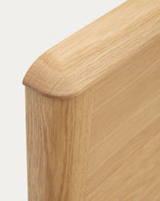 Load image into Gallery viewer, Lenon oak wood and veneer bed for 90 x 200 cm mattress, FSC MIX Credit - image 9