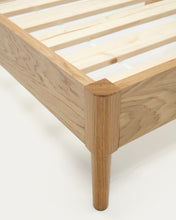 Load image into Gallery viewer, Lenon bed in solid oak and oak wood veneer for 180 x 200 cm mattresses, FSC MIX Credit - image 12