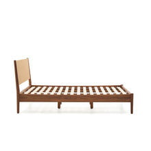 Load image into Gallery viewer, Elan bed in veneer and solid walnut wood with cord mattress 180 x 200 cm FSC Mix Credit - image 6