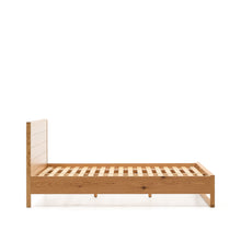 Load image into Gallery viewer, Alguema bed in oak veneer with natural finish for 160 x 200cm mattress - image 5