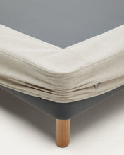 Load image into Gallery viewer, Cover for the Ofelia bed in ecru for a 150 x 190 cm mattress - image 3