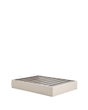 Load image into Gallery viewer, Nelzi ecru chenille ottoman bed base with removable cover for 150 x 200cm mattress FSC 100% - image 5