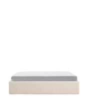 Load image into Gallery viewer, Nelzi ecru chenille ottoman bed base with removable cover for 180 x 200cm mattress FSC 100%