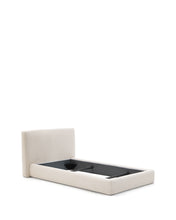 Load image into Gallery viewer, Ecru Blok bed with removable covers for 90 x 200 cm mattress FSC Mix Credit - image 2