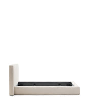 Load image into Gallery viewer, Ecru Blok bed with removable covers for 90 x 200 cm mattress FSC Mix Credit - image 3