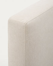Load image into Gallery viewer, Ecru Blok bed with removable covers for 90 x 200 cm mattress FSC Mix Credit - image 9
