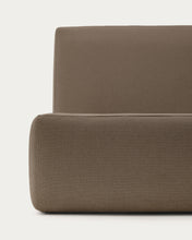 Load image into Gallery viewer, Blok brown bed with removable cover for 160 x 200cm mattress FSC Mix Credit - image 6