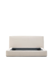 Load image into Gallery viewer, Ecru Blok bed with removable covers for 160 x 200 cm mattress FSC Mix Credit - image 4