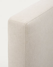 Load image into Gallery viewer, Ecru Blok bed with removable covers for 160 x 200 cm mattress FSC Mix Credit - image 11