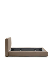 Load image into Gallery viewer, Blok brown bed with removable cover for 180 x 200cm mattress FSC Mix Credit - image 3