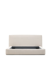 Load image into Gallery viewer, Ecru Blok bed with removable covers for 180 x 200 cm mattress FSC Mix Credit - image 4