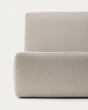 Load image into Gallery viewer, Ecru Blok bed with removable covers for 180 x 200 cm mattress FSC Mix Credit - image 9