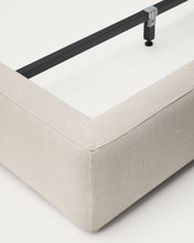 Load image into Gallery viewer, Ecru Blok bed with removable covers for 180 x 200 cm mattress FSC Mix Credit - image 11