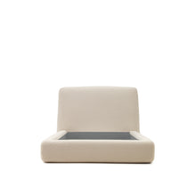 Load image into Gallery viewer, Martina bed with ecru bouclé removable cover for 90 x 200 cm mattress FSC Mix Credit - image 2