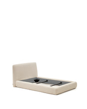 Load image into Gallery viewer, Martina bed with ecru bouclé removable cover for 90 x 200 cm mattress FSC Mix Credit - image 4